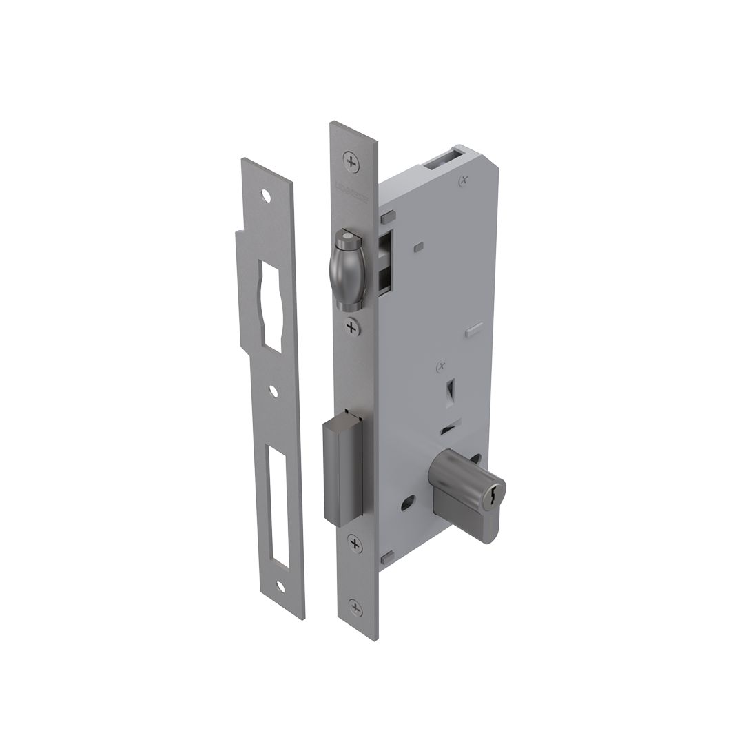 FECHADURA GIRO 345/70 EURO ROLETE INX